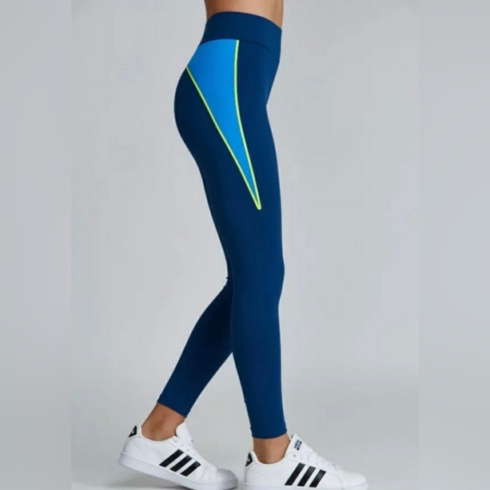 NOLI YOGA JET BONDED LEGGINGS - IBIZA BLUE SIZE SMALL